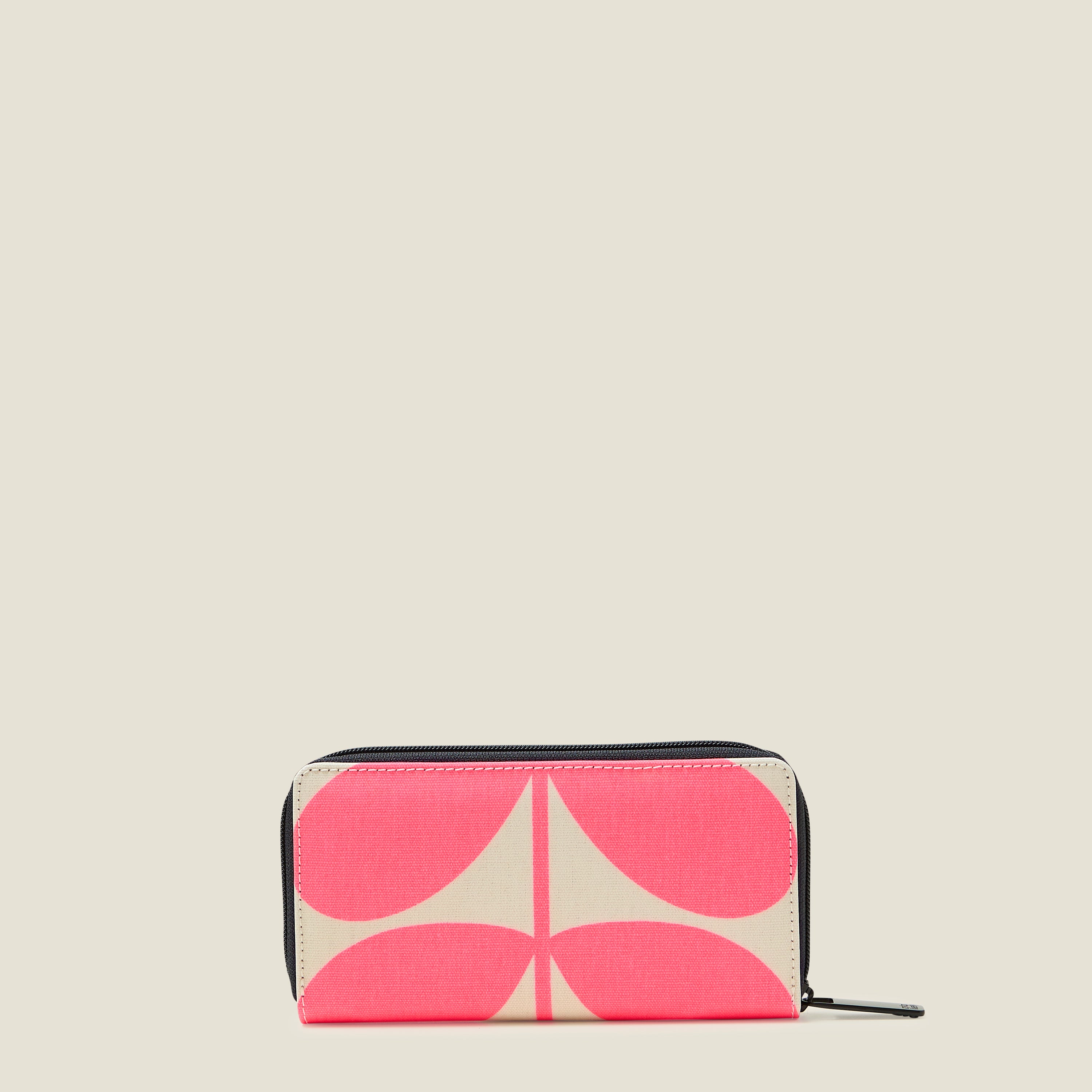 Forget Me Not Wallet - Solid Stem Neon Pink