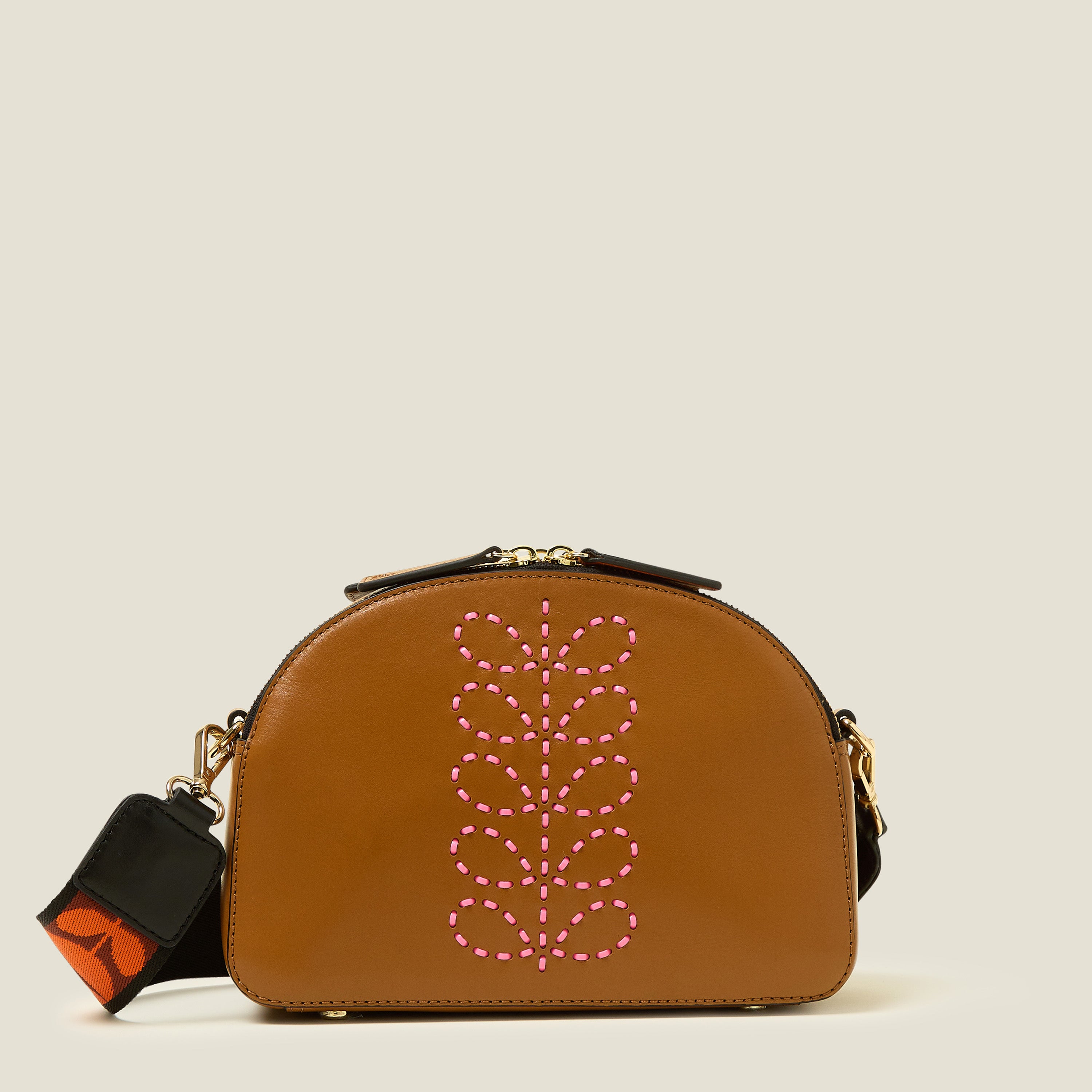 Luna Crossbody - Whipstitch Stem Tan