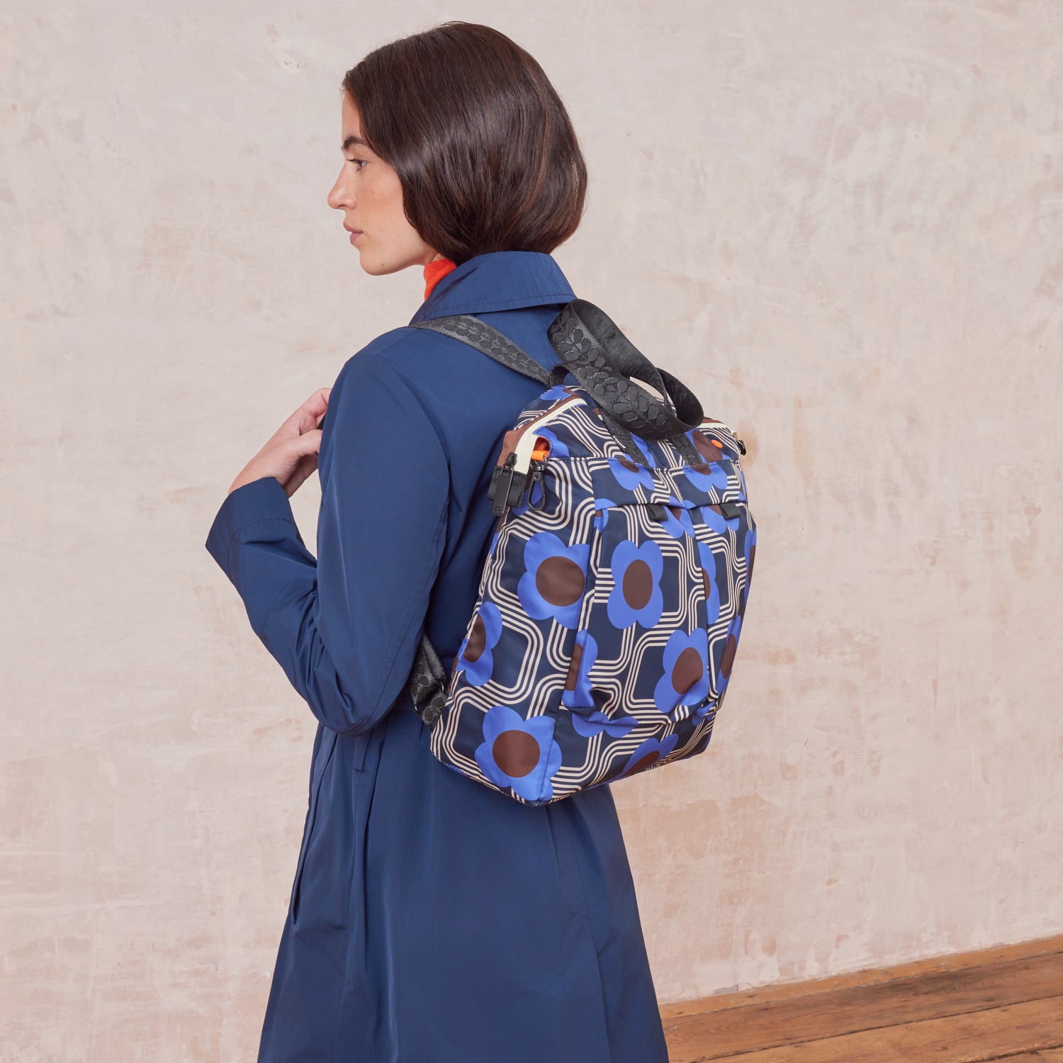 Axis Backpack - Electric Flora Cobalt