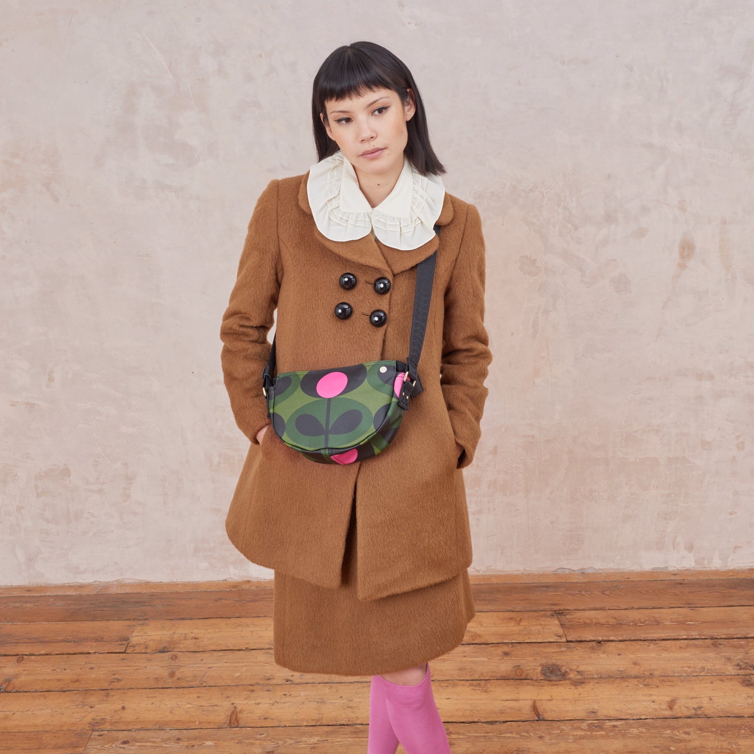 Mini Rounder Crossbody - Oval Stem Forest