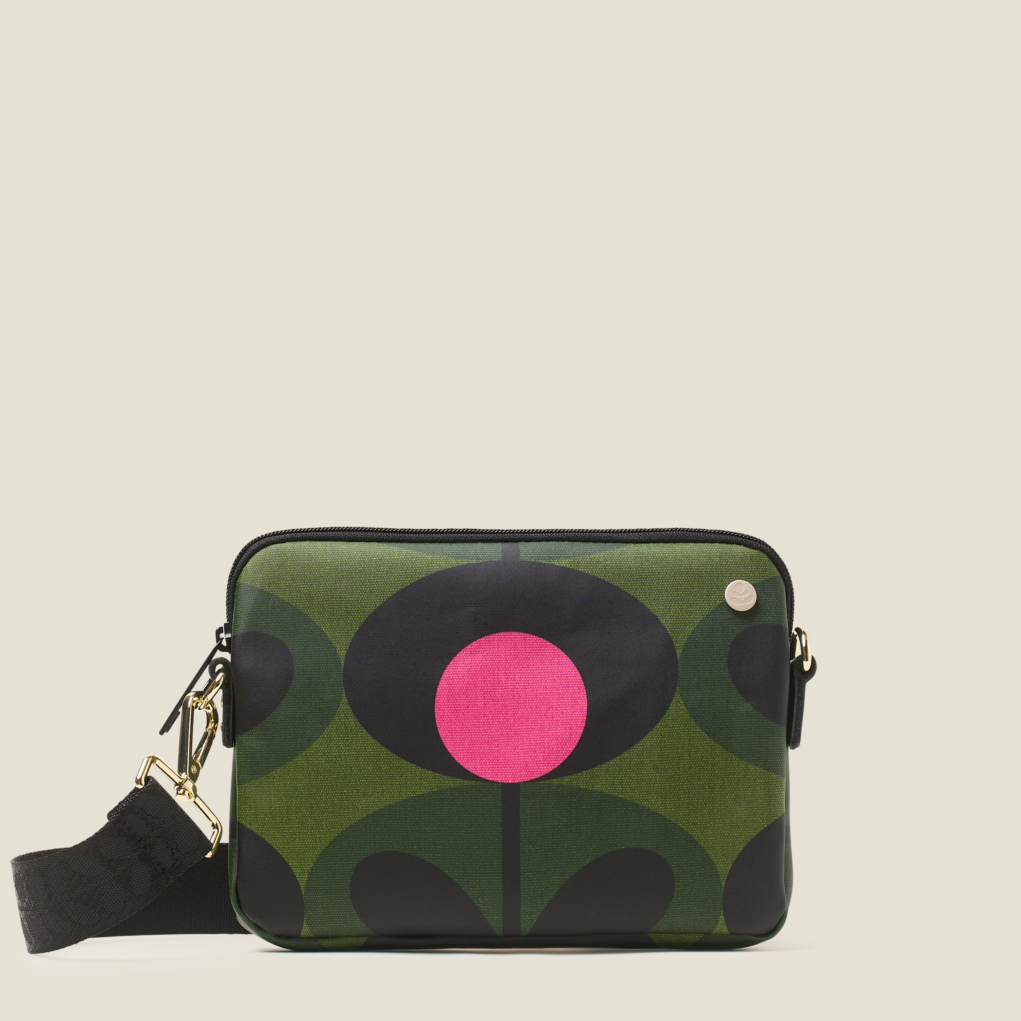 Slim Crossbody Bag - Oval Stem Forest