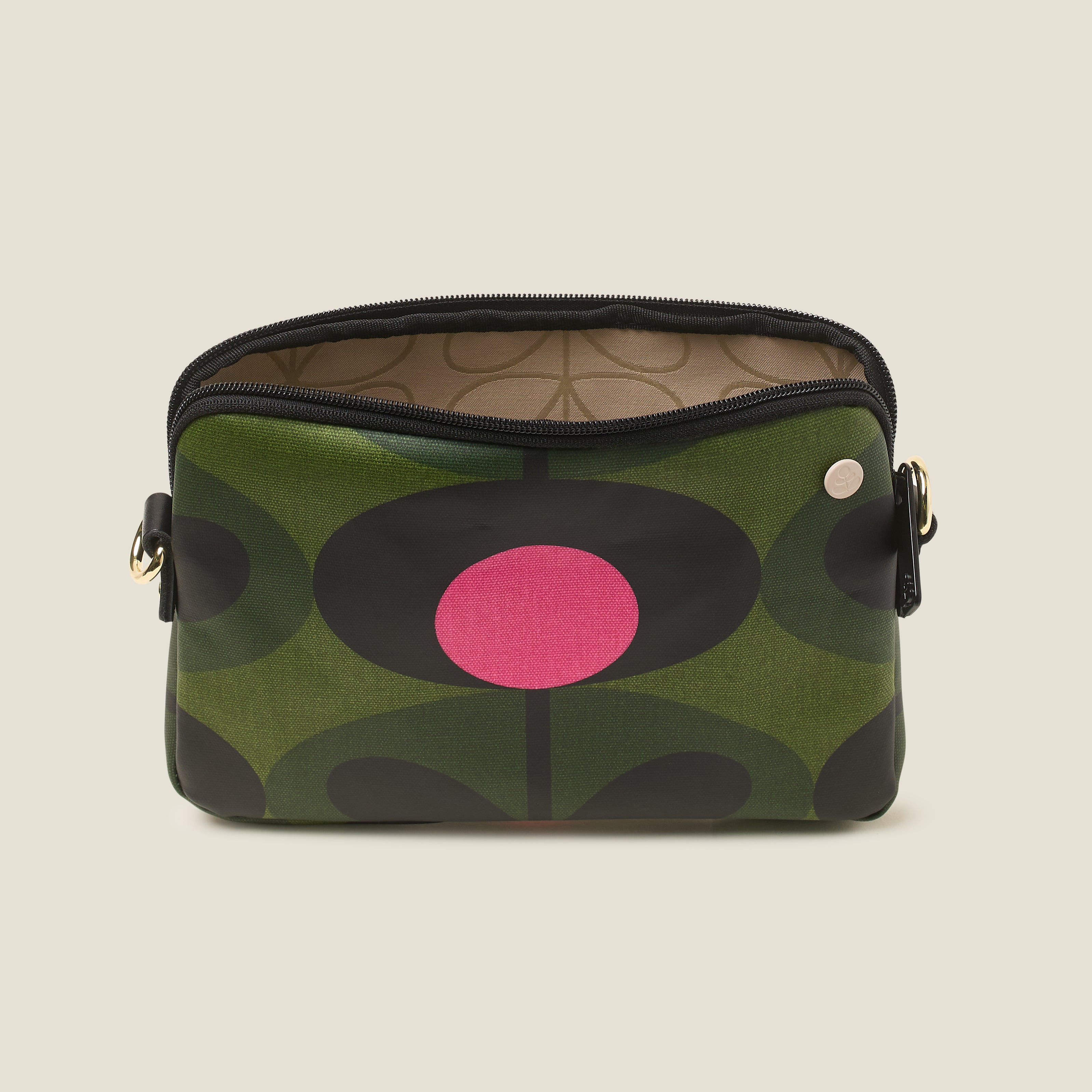 Slim Crossbody Bag - Oval Stem Forest