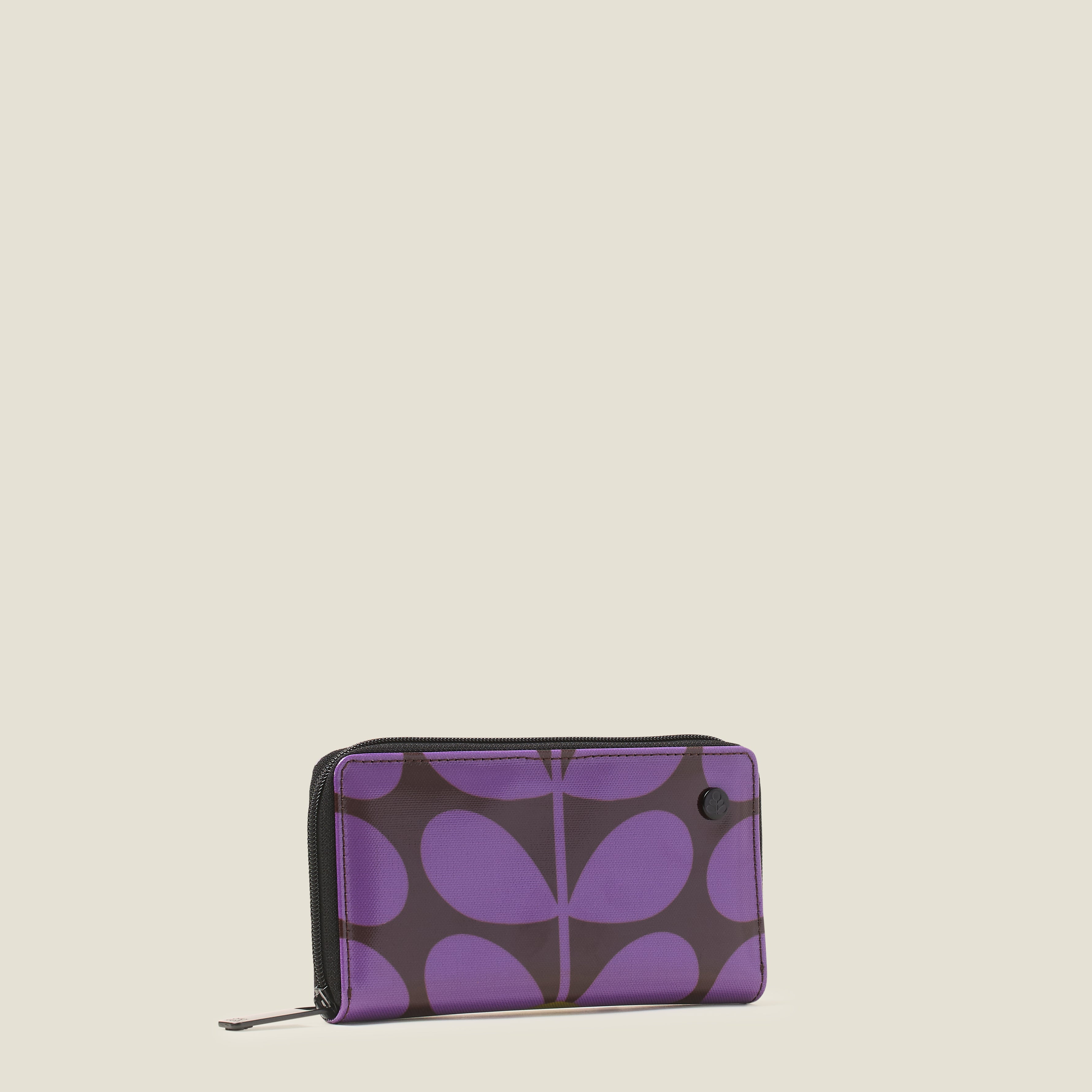 Forget Me Not Big Wallet - Sixties Stem Orchid
