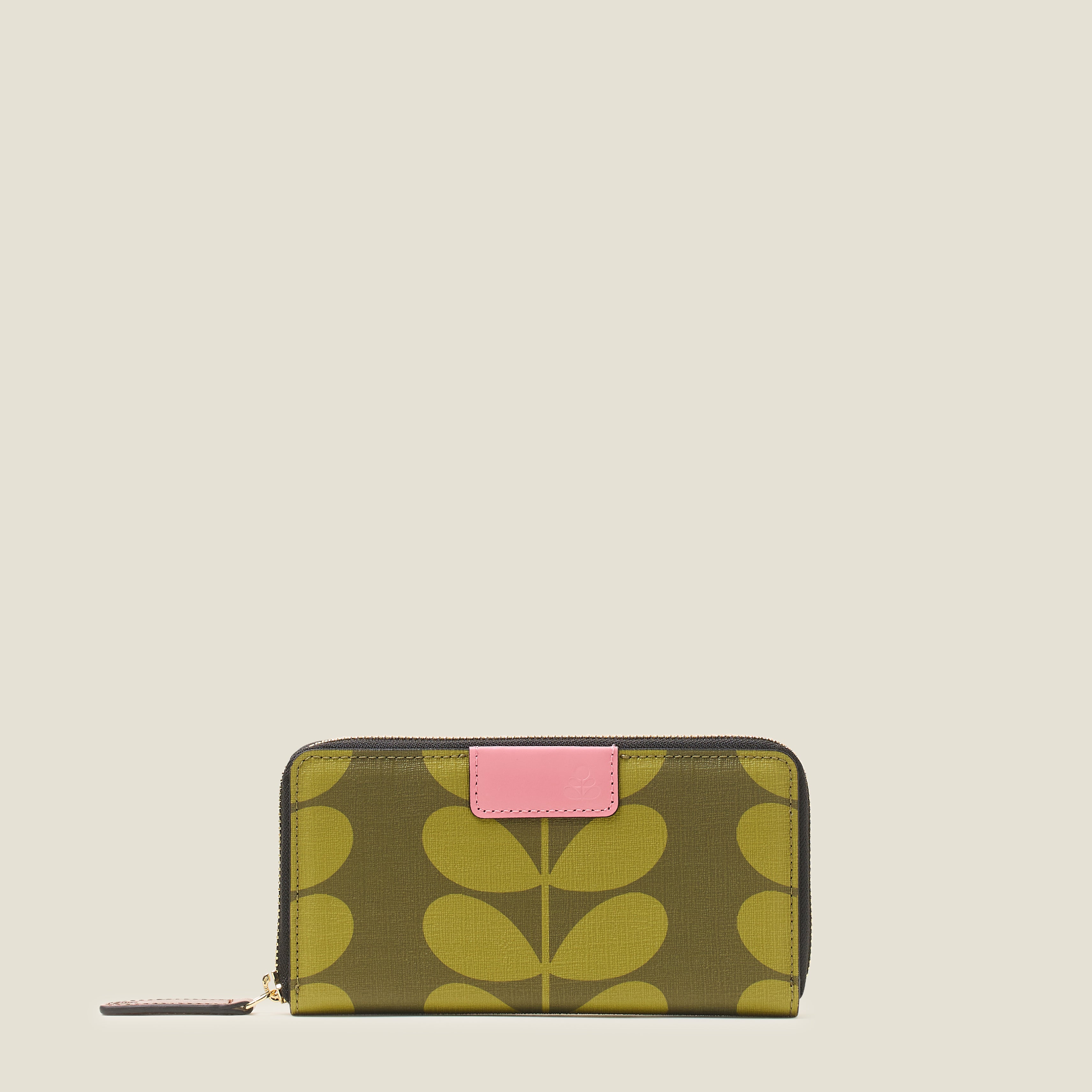 Forget Me Not Big Wallet - Solid Stem Olive