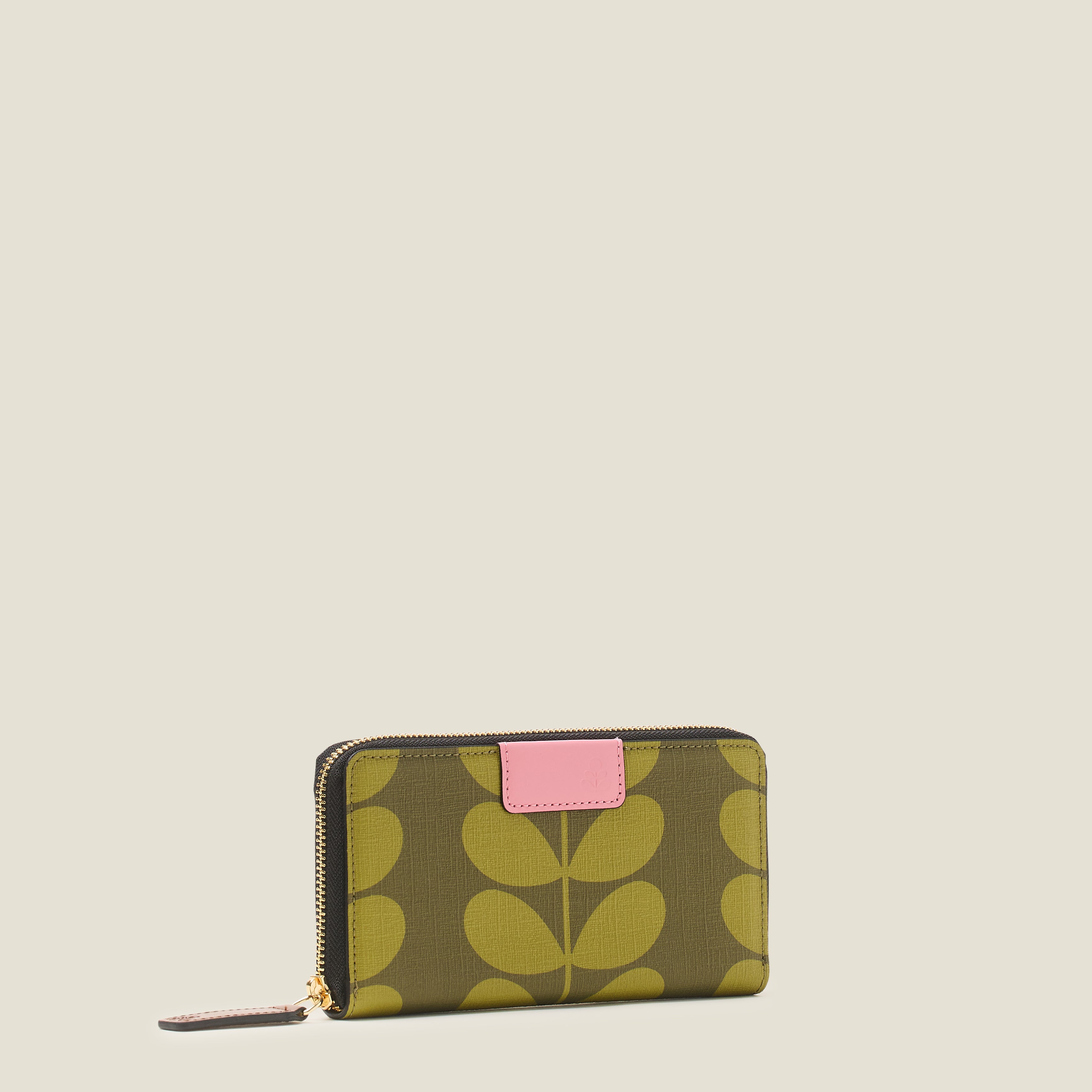 Forget Me Not Big Wallet - Solid Stem Olive
