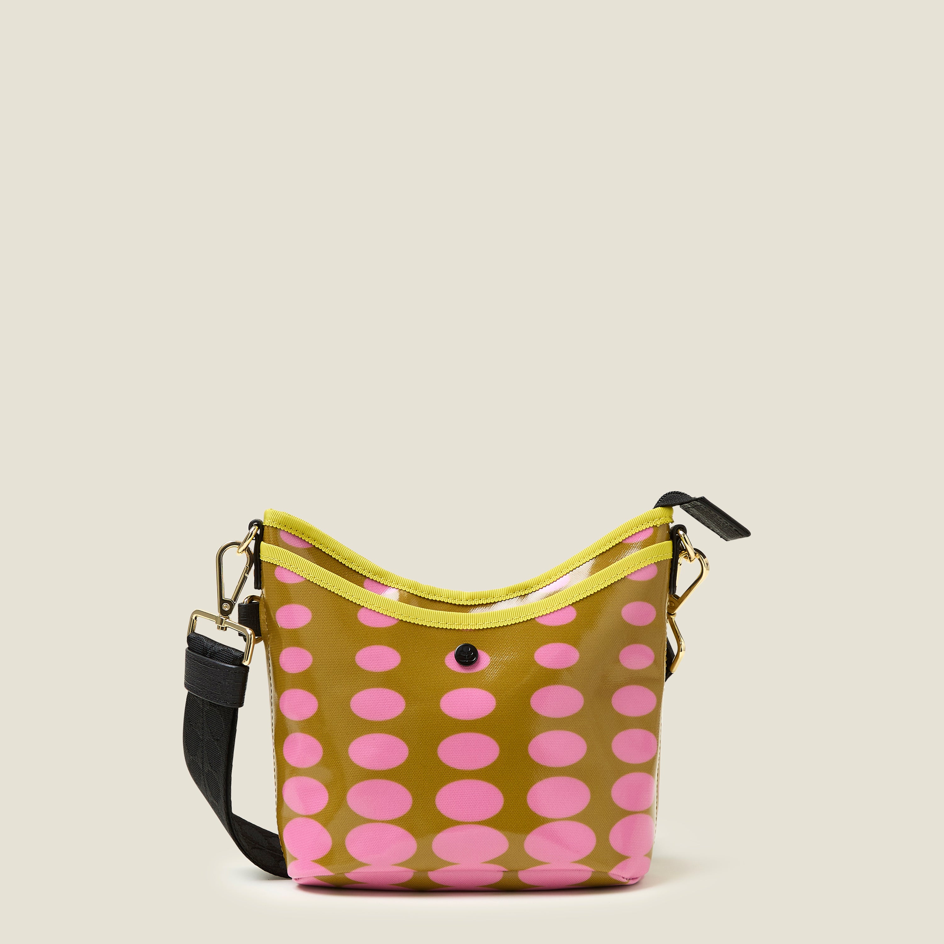 Carrymin Crossbody - Optical Oval Ochre