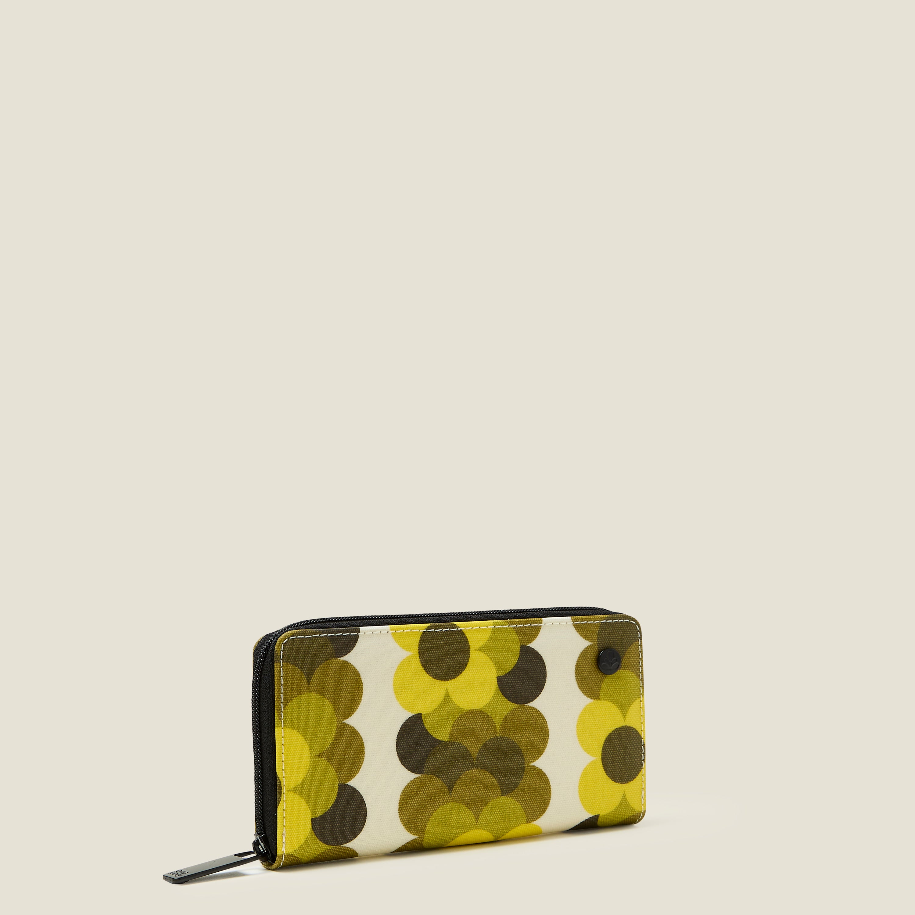Forget Me Not Wallet - Retro Flower Yellow