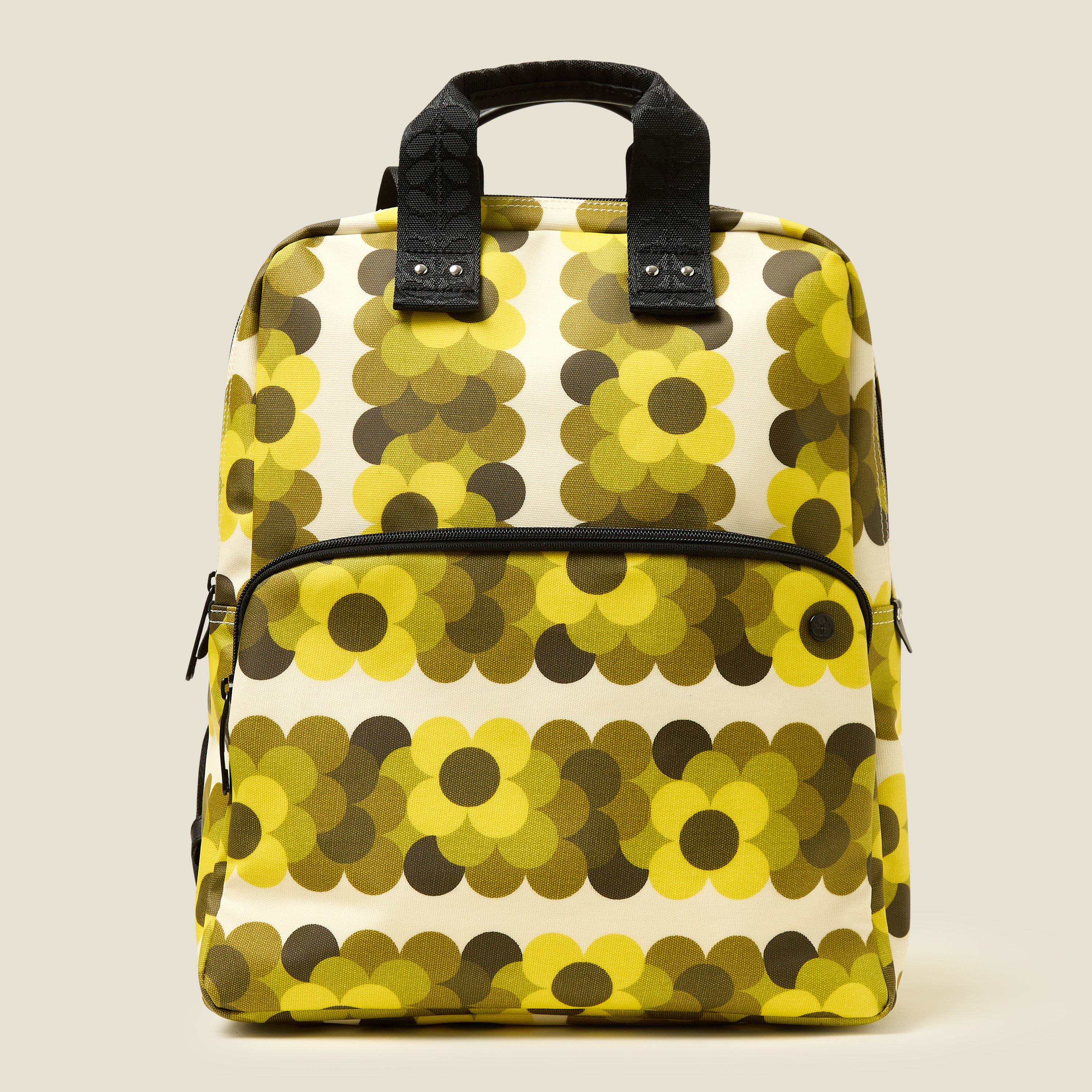 Lotta Backpack - Retro Flower Yellow