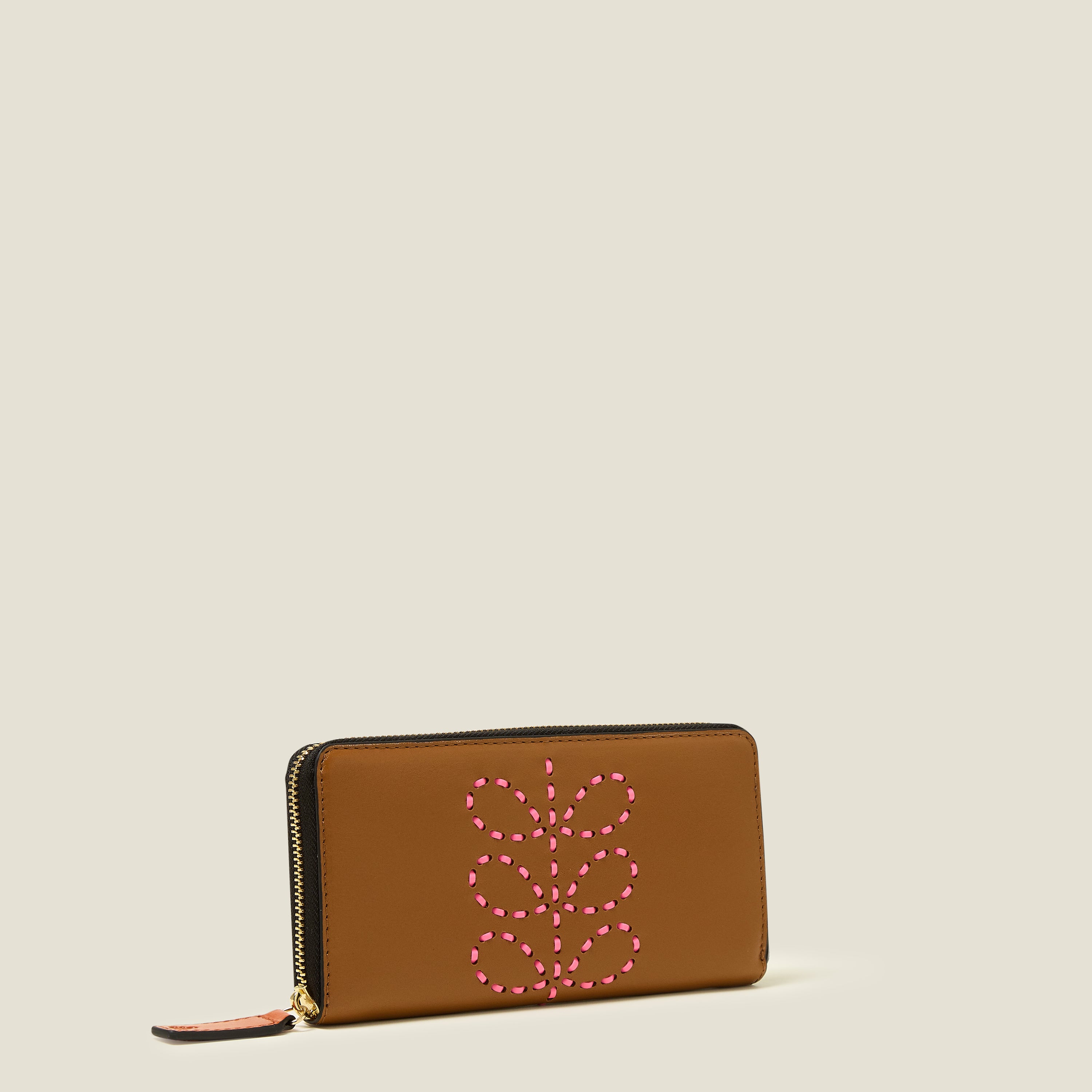 Forget Me Not Wallet - Whipstitch Stem Tan