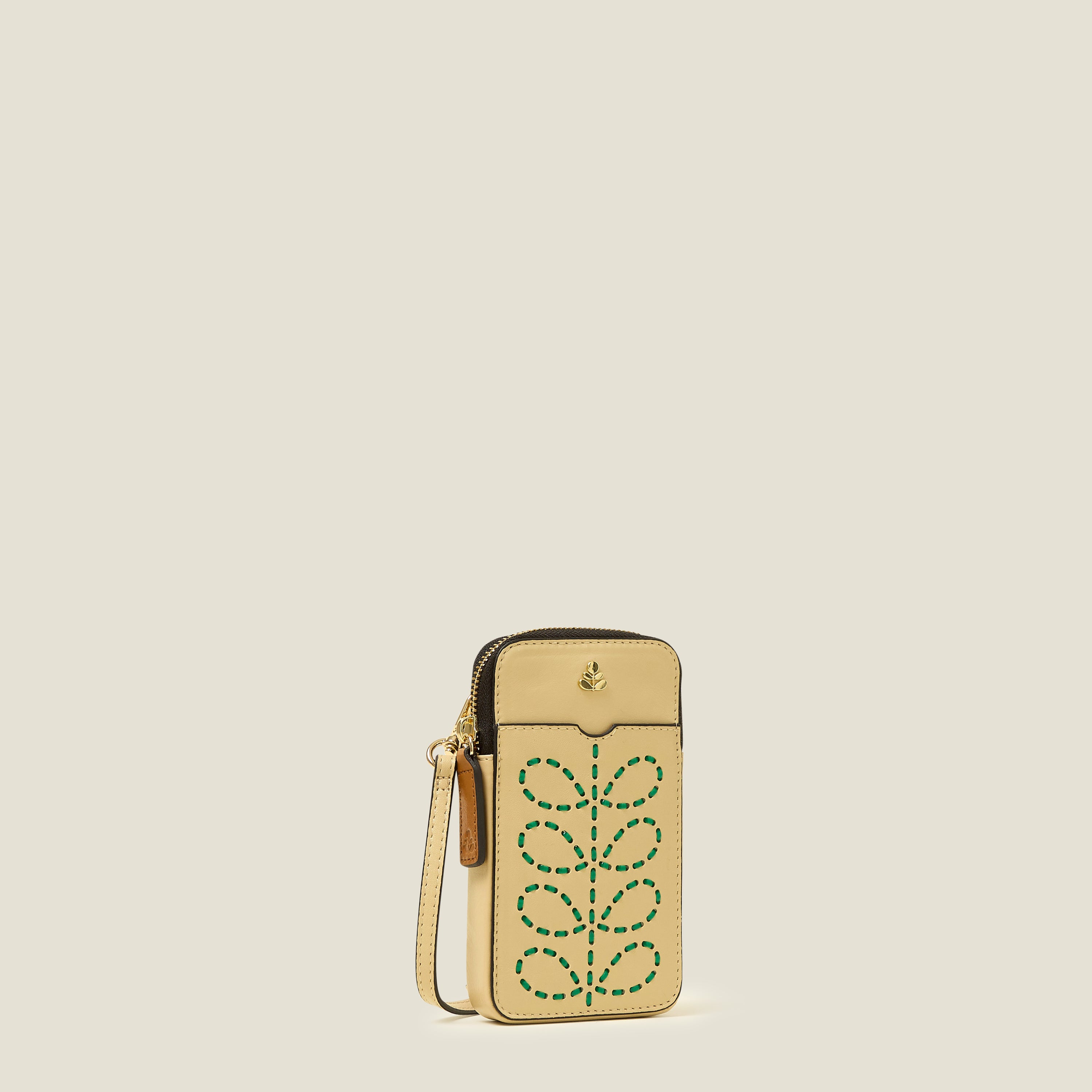 Ariel Phone Case - Whipstitch Stem Cream