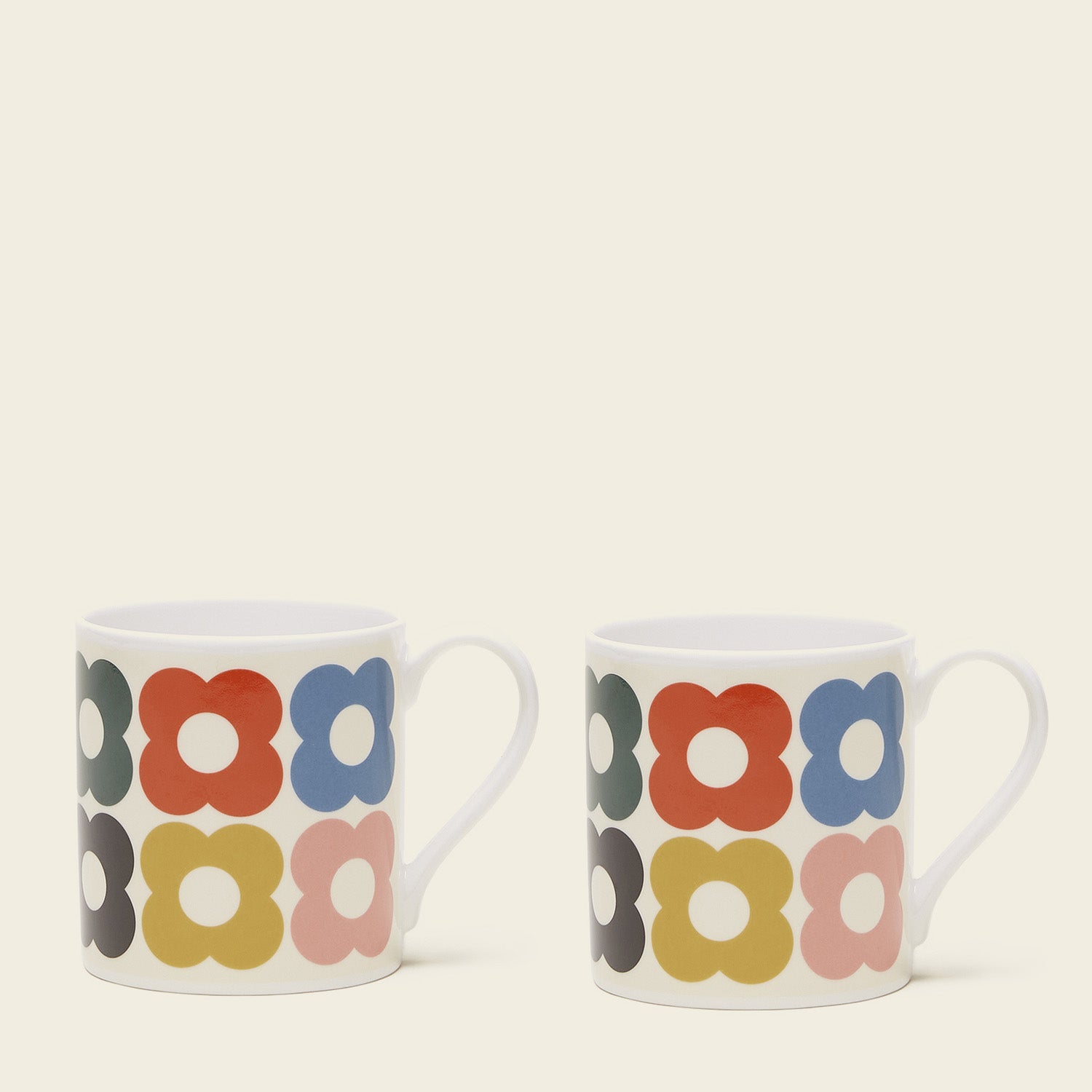 Standard Mug Set of 2 - Spot Flower Seconds