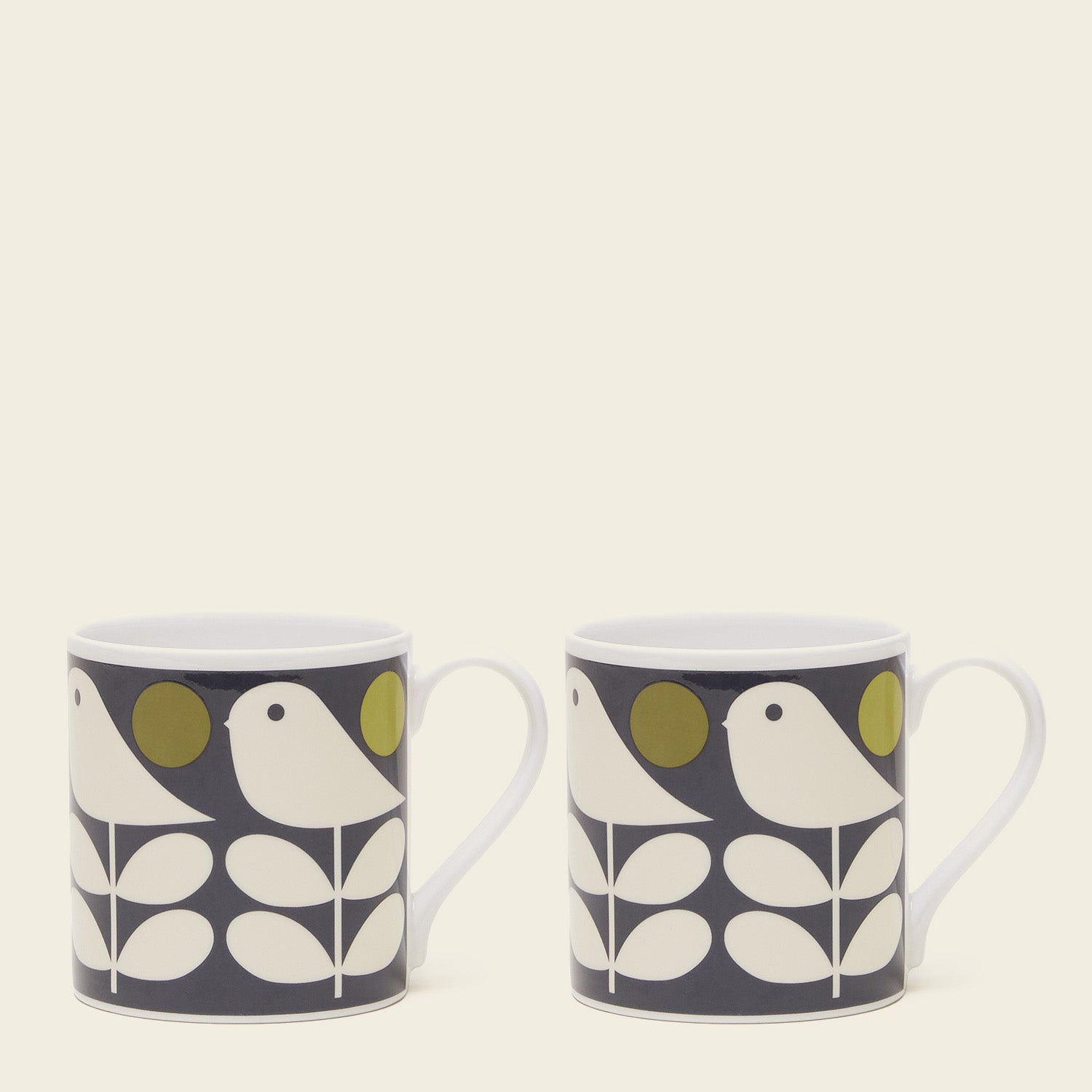 Large Mug Set of 2 - Early Bird Navy Seconds