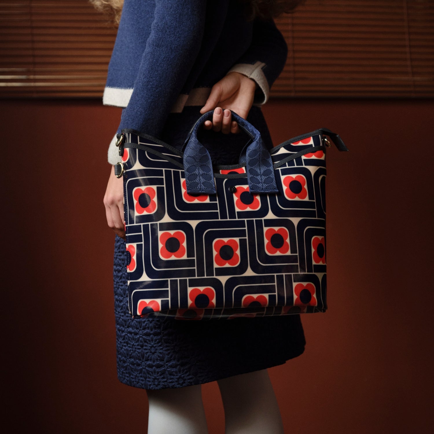 Carry Grab Tote Bag - Woodblock Ink