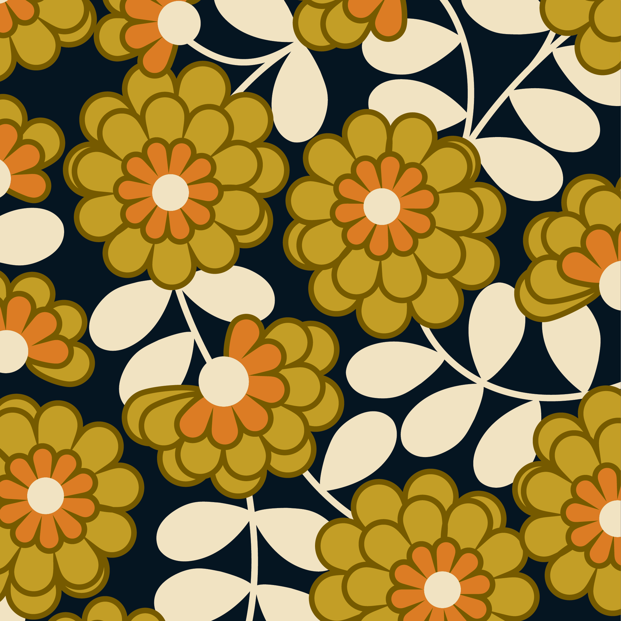 Dahlia Wallpaper - 70cm x 10m ROW