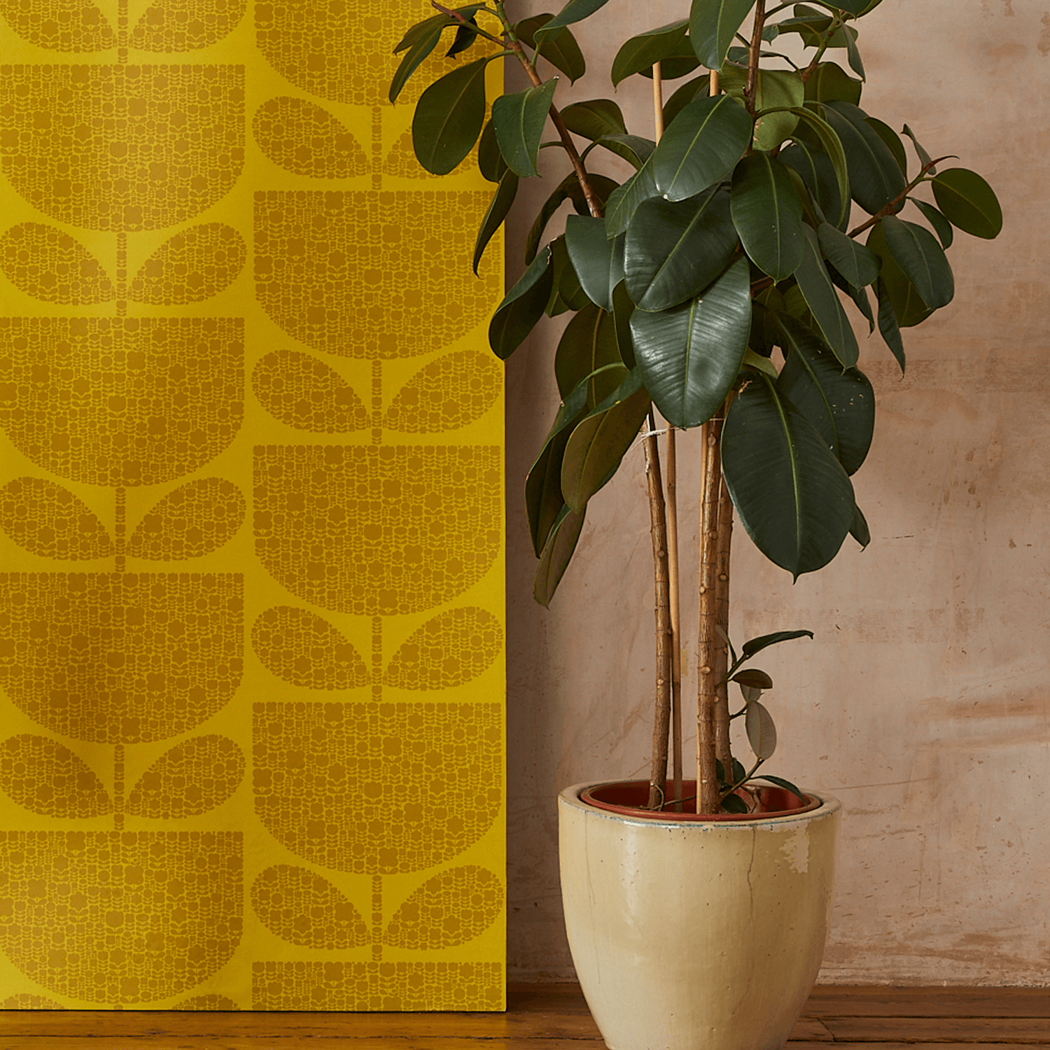 Block Garden Wallpaper - 70cm x 10m ROW